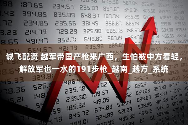 诚飞配资 越军带国产枪来广西，生怕被中方看轻，解放军也一水的191步枪_越南_越方_系统
